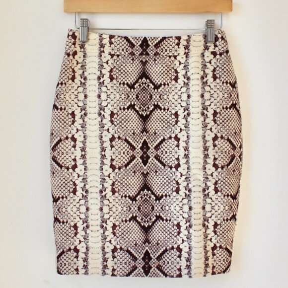 J. Crew No. 2 pencil skirt in a snakeskin print - Picture 1 of 3
